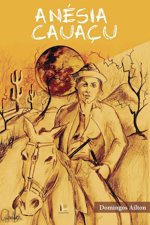 Capa de "Anesia Cauaçu - Mulher-Mãe-Guerreira" (2011), livro de Márcia Capa de "Anesia Cauaçu" (2001), romance histórico de Domingos Ailton