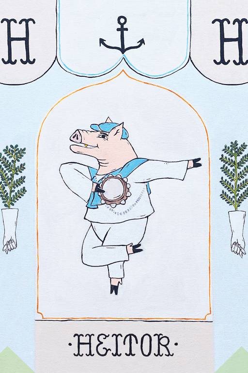 Veja ilustrações do livro 'Três Porquinhos Brasileiros'