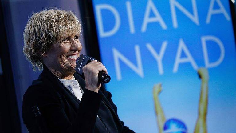 Diana Nyad passou três décadas como locutora esportiva