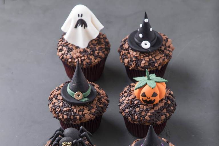 Cupcakes de Halloween da Dama Confeitaria