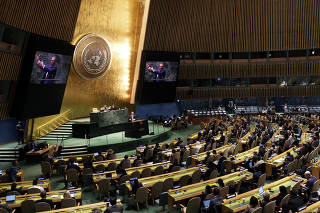 Emergency special session of Untited Nations General Assembly in New York