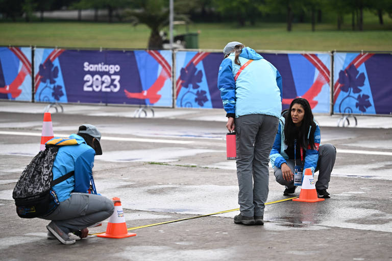 Erro em pista de marcha atlética 'derruba' recordes no Pan-2023 em Santiago