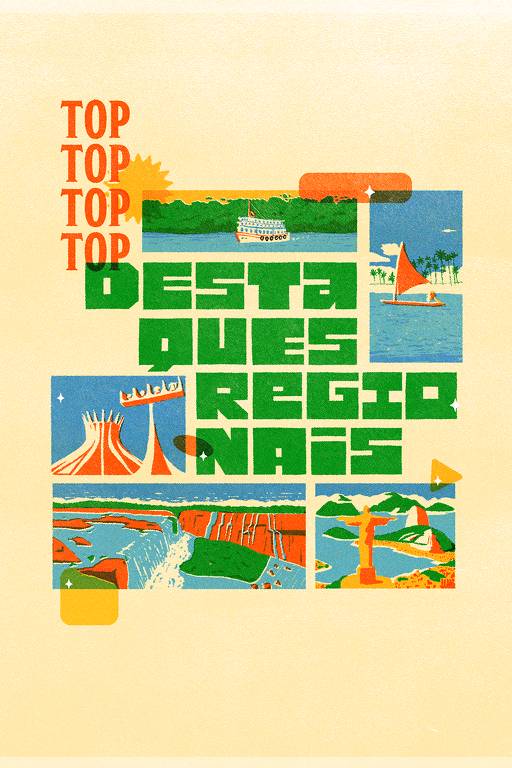 Ilustração Top Destaques Regionais