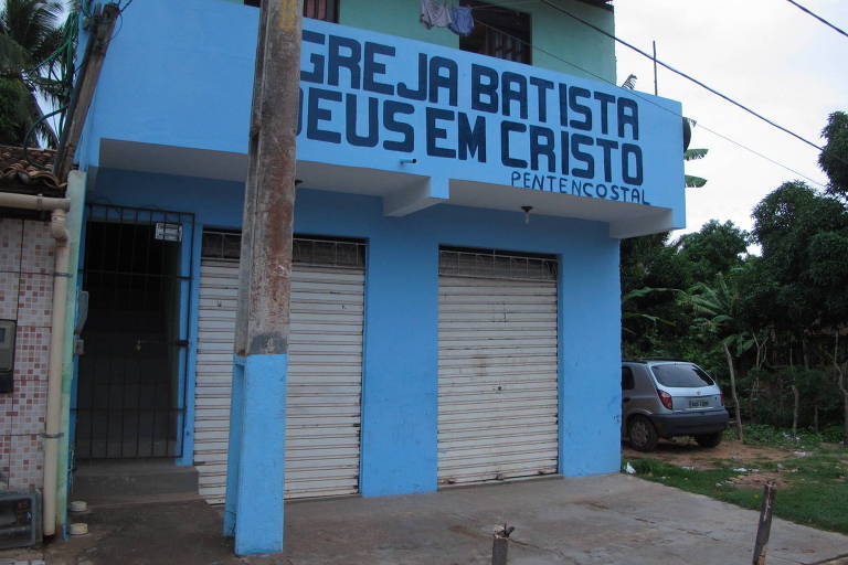 Unidade da Igreja Batista Deus em Cristo, na periferia de Salvador (BA)