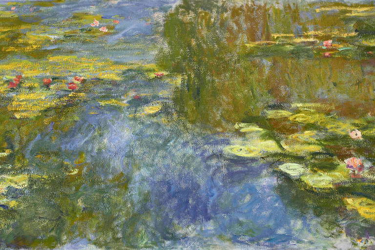 'Le Bassin aux Nymphéas' (1917-1919), pintura de Claude Monet 