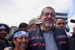 March in support of democracy in Guatemala City