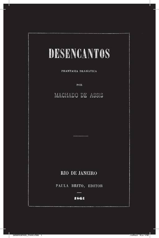 Confira capas de primeiras edições de livros de Machado de Assis