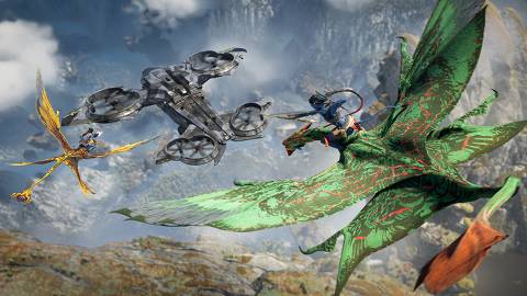 Imagem do jogo 'Avatar: Frontiers of Pandora', da Ubisoft