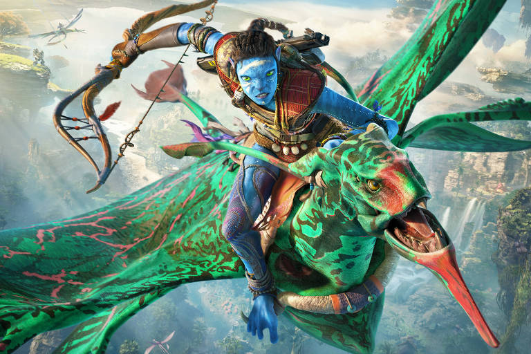 Imagem do jogo 'Avatar: Frontiers of Pandora', da Ubisoft