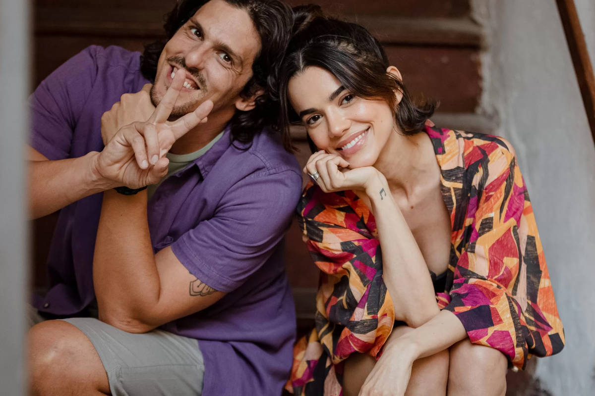 Cena do filme Não Tem Volta com Rafael Infante e  Manu Gavassi