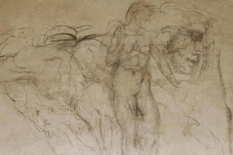 Os extraordinários desenhos de Michelangelo que ficaram escondidos em sala secreta por 4 séculos
