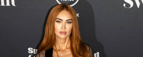 Megan Fox arrives for the launch of the Sports Illustrated Swimsuit 2023 issue in New York City, U.S., May 18, 2023. REUTERS/Jeenah Moon ORG XMIT: PPP-NYK167