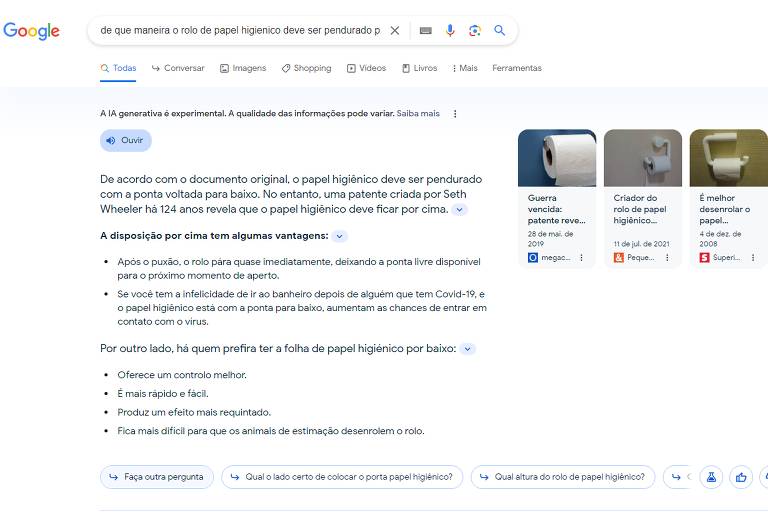 Busca do Google começa a implementar IA generativa no Brasil; veja como ativar