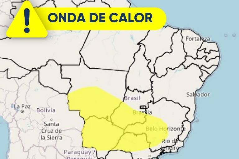 Inmet emite alerta de perigo para 5 estados por nova onda de calor