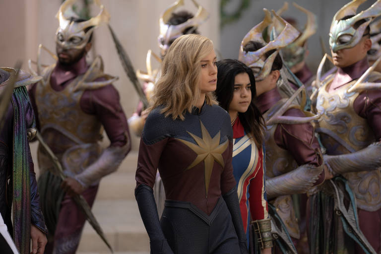 Veja cenas de 'As Marvels', que reúne Capitã Marvel e Kamala Khan