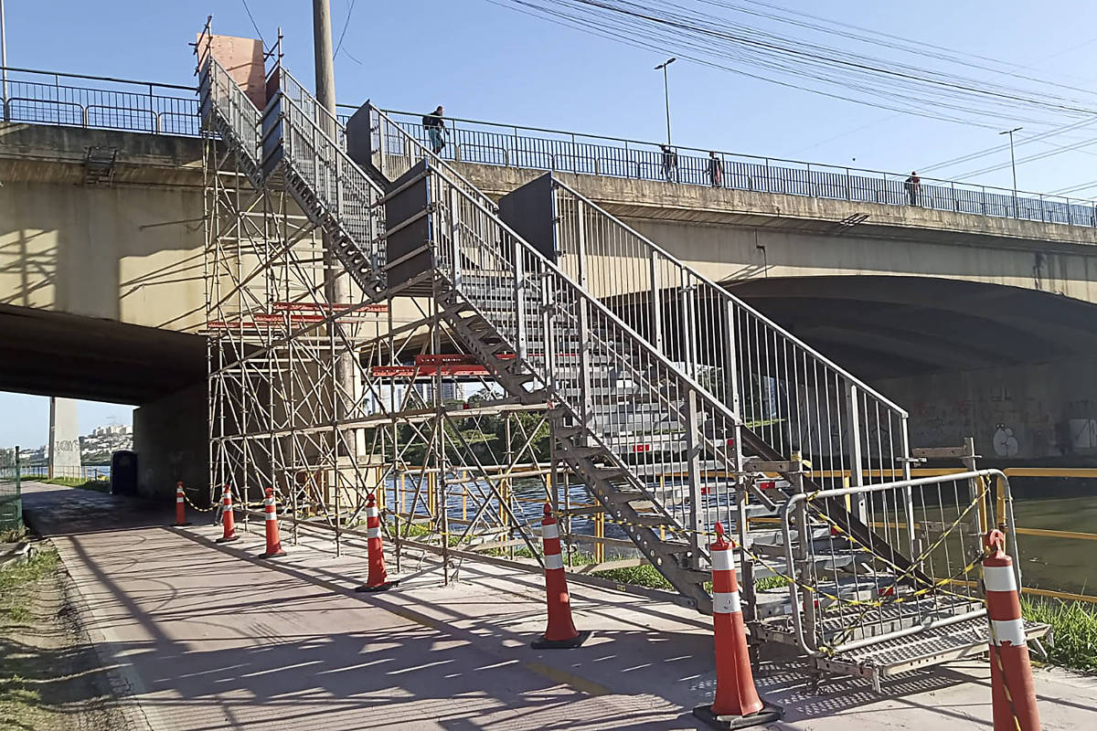 Bom Dia ES, Plano para socorro de ciclistas na ciclovia da Terceira Ponte