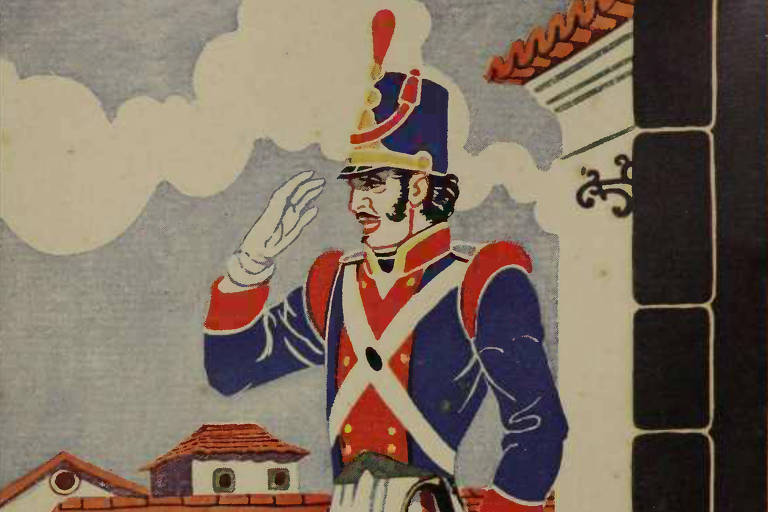 Ilustração de Francisco Acquarone para edição do livro 'Memórias de um Sargento de Milícias', de Manuel Antônio de Almeida