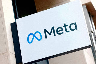 FILE PHOTO: FILE PHOTO: The logo of Meta Platforms' business group