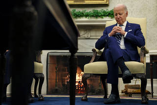 U.S. President Biden meets with Indonesian President Widodo in Washington, U.S.