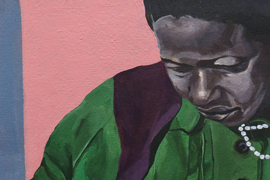 Pintura de No Martins que ilustra edição especial de 'Quarto de Despejo', de Carolina Maria de Jesus, publicada pela editora Ática