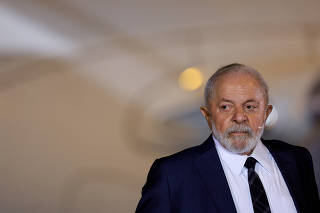 Flight to repatriate Brazilians evacuated from the Gaza Strip is welcomed by Brazil's President Luiz Inacio Lula da Silva in Brazil