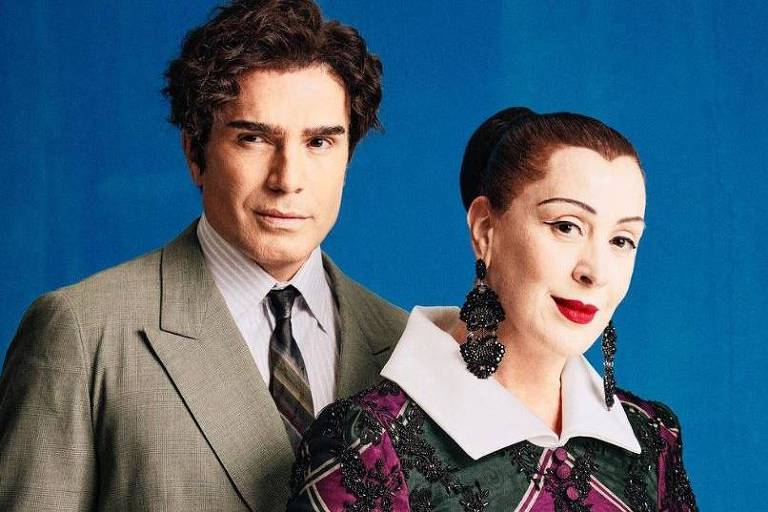 Jarbas Homem de Mello e Tarsila do Amaral no musical 'Tarsila, a brasileira'