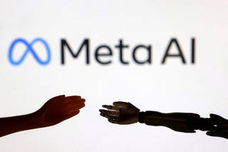 FILE PHOTO: FILE PHOTO: Illustration shows Meta AI logo