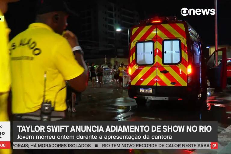 Ambulância chegou para atender mulher convulsionando