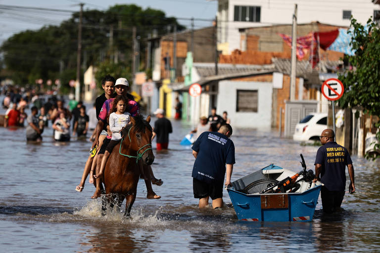 Rio Grande do Sul tem 5 mortes e 28 mil pessoas fora de casa por causa das chuvas
