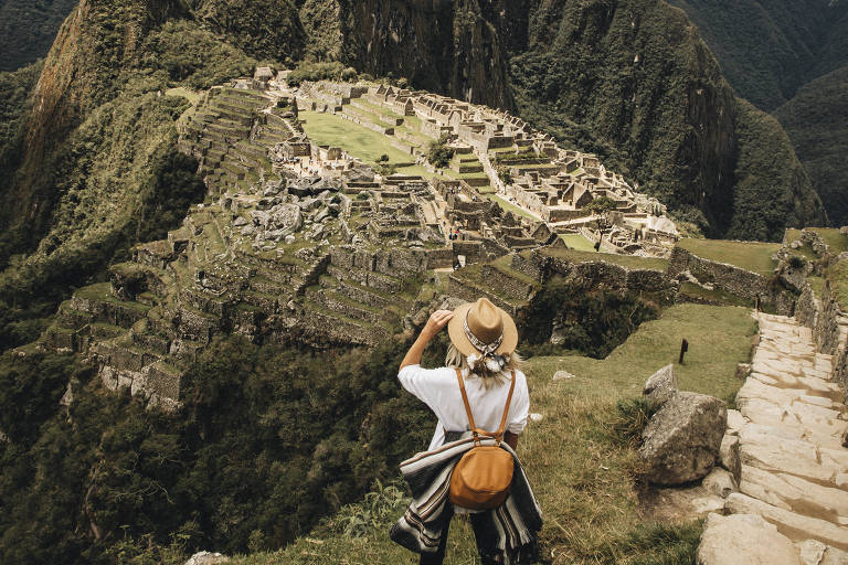Visual de Machu Picchu, no Peru