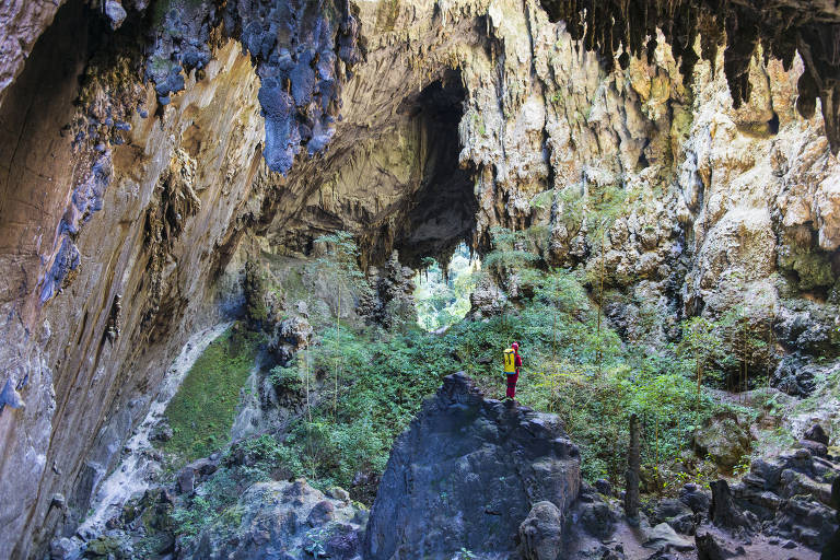 Caverna Temimina, no Petar (Parque Estadual Turístico do Alto Ribeira)