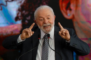 O presidente Lula em lançamento de programa voltado a pessoas com deficiência