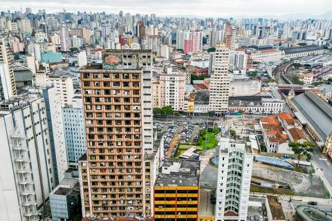 Edifício Prestes Maia, no centro de São Paulo, que passa por requalificação promovida pela Prefeitura para estimular a moradia popular no centro de São Paulo 