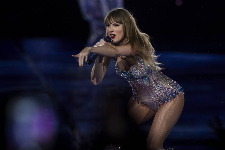 A cantora americana Taylor Swift faz primeiro show em São Paulo, no estádio Allianz Parque