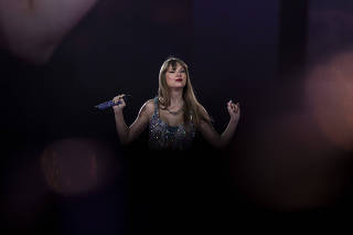 Cantora Taylor Swift em show em novembro no Allianz Parque, em São Paulo