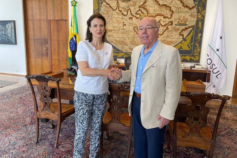 Futura chanceler de Milei se reúne com ministro Mauro Vieira em Brasília