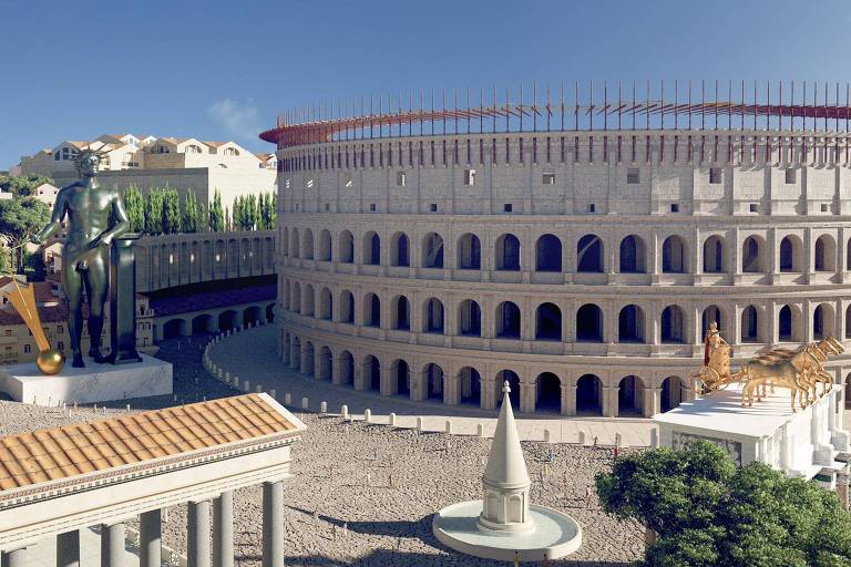 Explore a Roma Antiga em reconstrução interativa 3D sem sair de casa