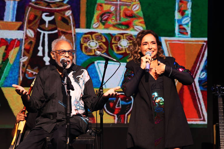 Daniela Mercury e Gilberto Gil se apresentam em evento beneficente da SBTH