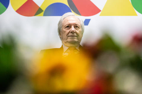BRASÍLIA, DF, BRASIL, 11.04.2023: O ministro do STF (Supremo Tribunal Federal) Ricardo Lewandowski durante cerimônia em sua homenagem no ministério da Educação; saída antecipada de magistrado pode alterar placar e data de julgamento de Jair Bolsonaro (PL) na Justiça Eleitoral. (Foto: Gabriela Biló/Folhapress)