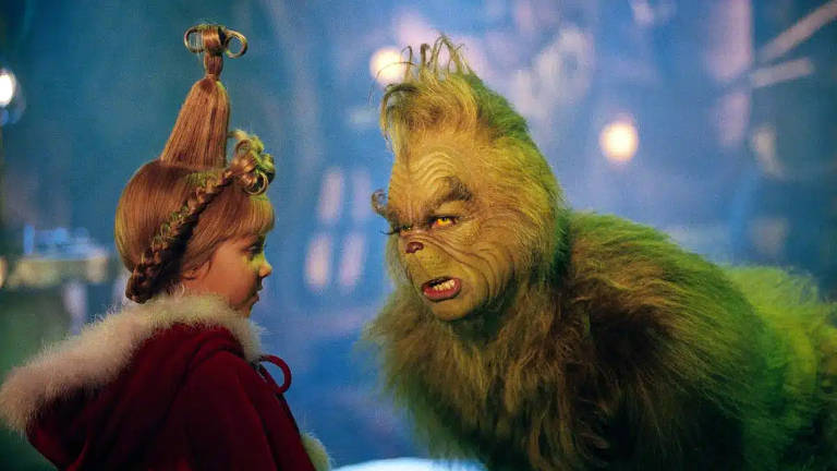 Cena do filme 'O Grinch (2000)' (Onde ver: Globoplay)