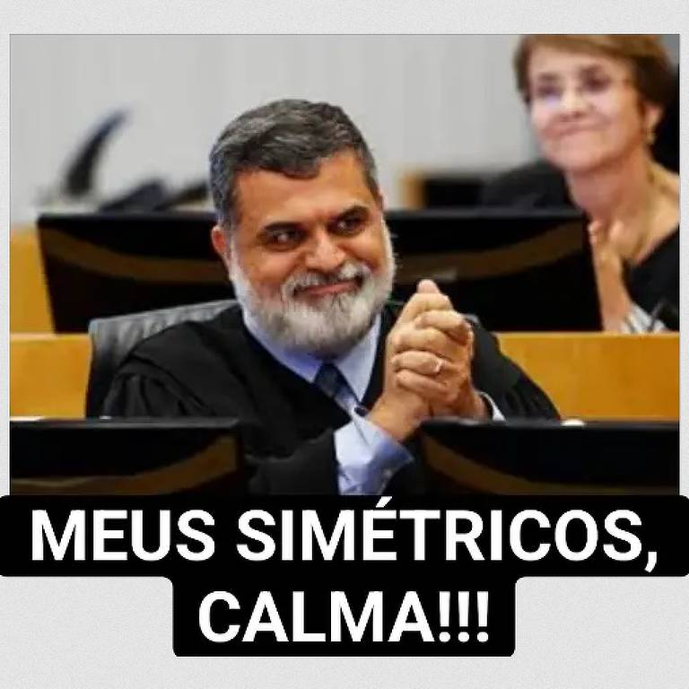 Meme do presidente do CSJT, ministro Lelio Bentes Corrêa, circula em grupo de juízes no WhatsApp para comemorar aprovação de penduricalho