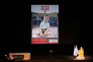 Israeli community holds event with relatives of hostages kidnapped by Hamas, in Athens