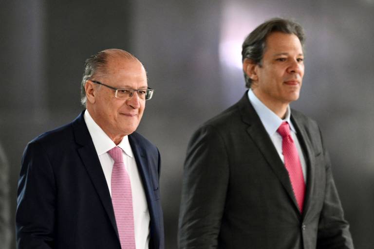 Geraldo Alckmin e Fernando Haddad no Palácio do Planalto