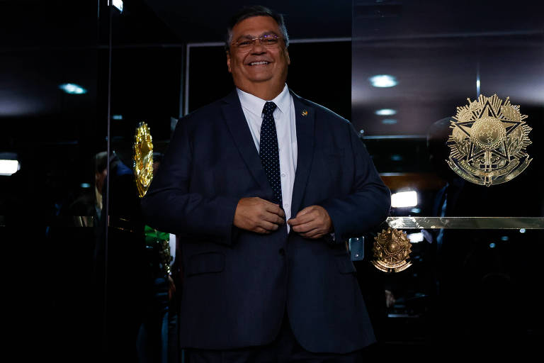 O ministro da Justiça Flávio Dino, indicado pelo presidente Lula para o STF