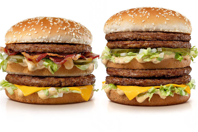 McDonald's relança Big Mac em versões com fatias de bacon e dobro de carne