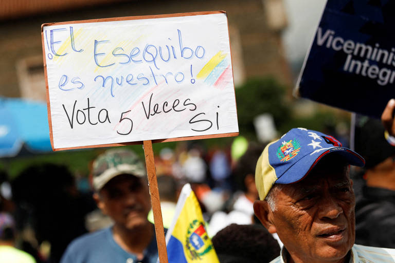 Plebiscito questiona se venezuelanos querem 'rechaçar' demarcação 'fraudulenta' de Essequibo; veja perguntas