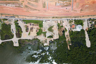 Mutange neighborhood is seen where Braskem's salt mine is at imminent risk of collapse, in Maceio