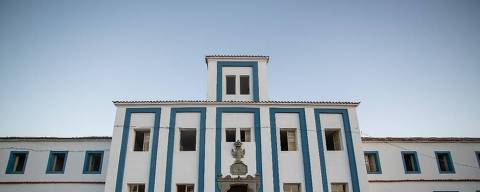 Fachada do Colégio Dom Bosco, edifício histórico situado no município brasileiro de Ouro Preto