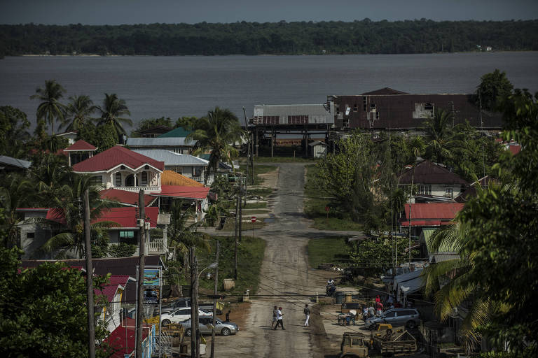Bartica, the jumping off point for what the Guyanese call "the interior," in Guyana, Nov. 8, 2015