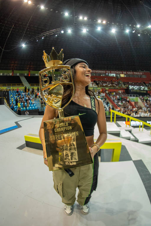 Rayssa Leal vence o bicampeonato mundial da SLS (Street League Skateboard) Super Crown